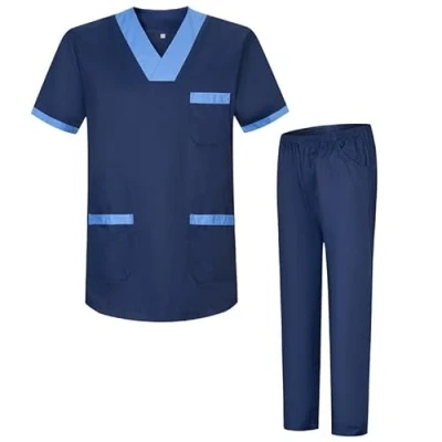 Abbildung von MISEMIYA Unisex Schrubb Set Medizinische Uniform mit Oberteil und Hose ref.8178 X Small, Marineblau 68