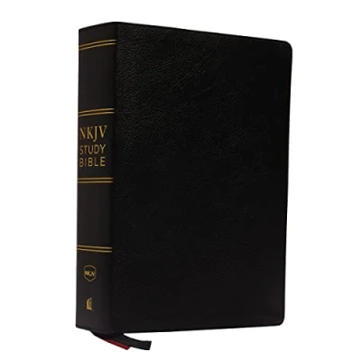 Abbildung von NKJV Study Bible, Premium Bonded Leather, Black, Comfort Print: The Complete Resource for Studying God’s Word