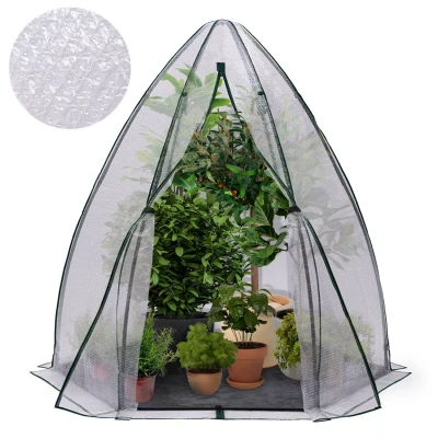 Abbildung von IDMarket Winter Gewächshaus, Kuppel, 160 x 180 cm, maximale Wärme