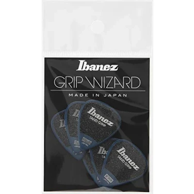 Abbildung von IBANEZ Grip Wizard Series Sand Flat Pick gelb 6 Stück (PPA14MSG YE)