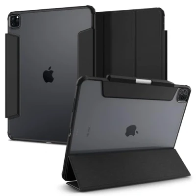 Abbildung von Spigen Ultra Hybrid Pro TPU Full Body Case Schwarz Apple iPad 12.9 2018/2020/2021