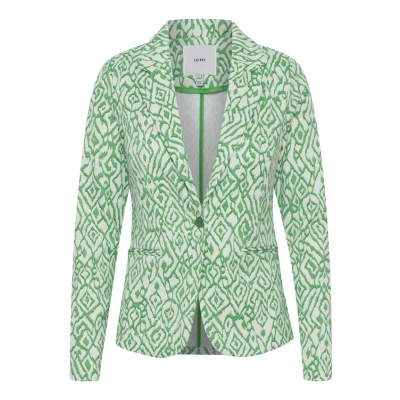 Abbildung von ICHI Ihkate Blazer, Damen, Größe: XS, Greenbriar ikat print