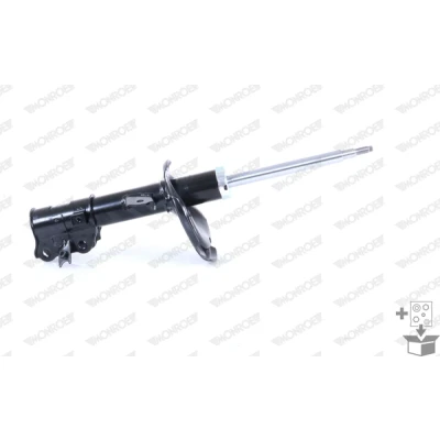 Abbildung von MONROE 72297 Stoßdämpfer Gasdruck Zweirohr Federbein oben Stift, unten Schelle KIA: RIO 2, HYUNDAI: ACCENT 3 Stufenheck,