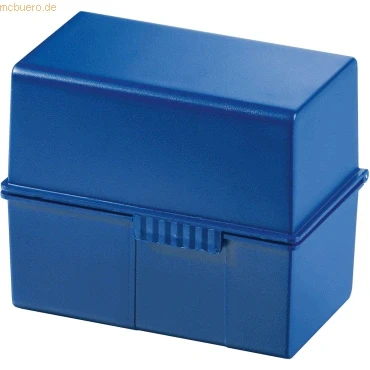 Abbildung von 3 x Han Karteibox A6 quer max. 400 Karten mit A Z Register und 100 Kar
