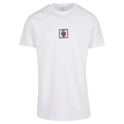 Abbildung von Mister Tee Sketch Patch Tshirt print, Herren, Größe: Large, White
