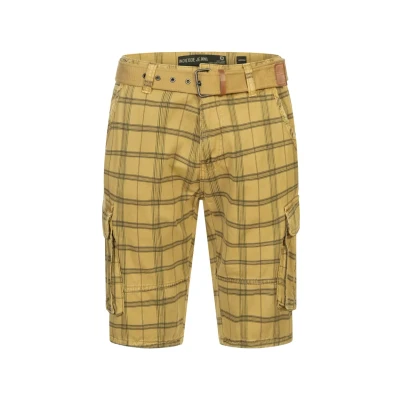 Abbildung von Indicode Jeans Monroe Shorts, Herren, Größe: Medium, Amber check