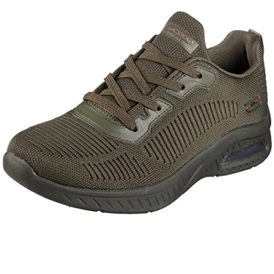 Abbildung von Skechers Damen Squad Air Sneaker, olivgrün, 36 EU