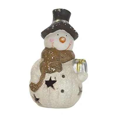 Abbildung von Deko Weihnachtsfigur mit LED Schneemann