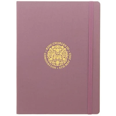 Abbildung von Letts King Charles Coronation Notizbuch, Flieder