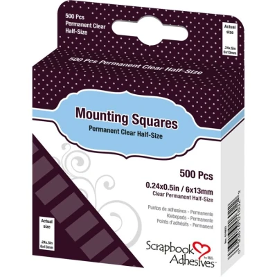 Abbildung von Scrapbook Adhesives Mounting Squares, Clear, 500 Pack