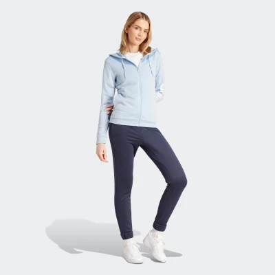 Abbildung von adidas Sportswear Linear Tracksuit Trainingsanzug, Damen, Größe: XXL, Blue/legend ink/white