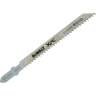 Abbildung von DeWalt XPC Holzstichsägeblätter (100 70 2.5 mm, max. Schnitttiefe 40 HCS (Clean Wood) T Aufnahme) DT2207