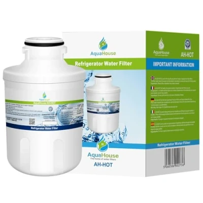 Abbildung von AH HOT Kühlschrank Wasserfilter für Hotpoint SXBD922FWD, Caple CAFF205, Indesit C00300448, Thomson THSBS90WDWH, Ariston, Electrolux kompatibel