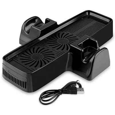Abbildung von OSTENT 3 in 1 USB Lüfter Konsole Controller Ständer Kompatibel für Microsoft Xbox 360 Slim