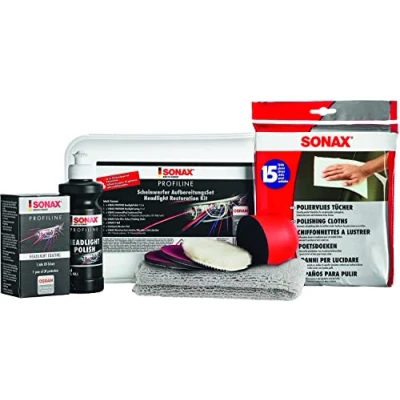 Abbildung von SONAX PROFILINE 04057410 Aufbereitungs Set, Scheinwerfer 300