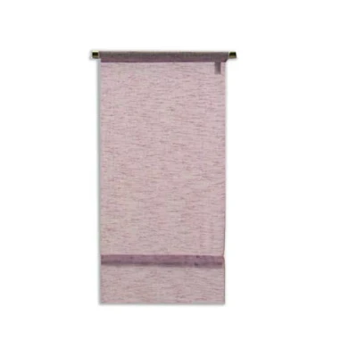 Abbildung von Clever Kauf 24 Mini Flächenvorhang Set zum selber kombinieren Rose grau Petrol Beere Bistrogardine (Beere (1 Stück), BxH 30x60cm)