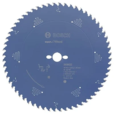 Abbildung von Bosch Professional 1x Kreissägeblatt Expert for Wood (für Holz, Sägeblatt Ø 355 x 30 3 mm, 60 Zähne, Zubehör Kreissäge)
