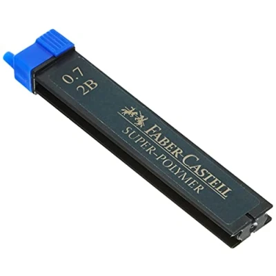 Abbildung von FABER CASTELL Bleistiftminen 2B 0.7 mm schwarz