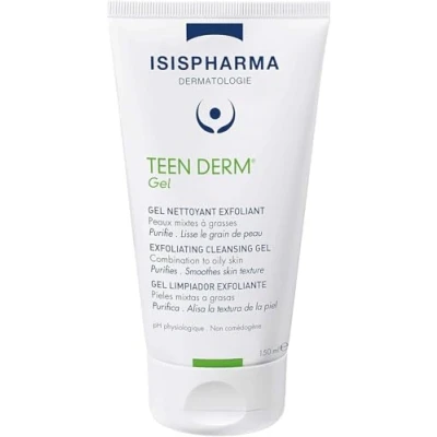 Abbildung von ISISPHARMA TEEN DERM GEL Anti Imperfektionen Peeling Reinigungsgel Salicylsäure und natürliche Peelingkügelchen für Mischhaut bis fettige Haut Frankreich
