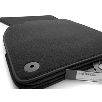 Abbildung von kh Teile Fußmatten passend für A4 S4 RS4 (B9) Velours Premium Automatten in Original Qualität, 4 teilig, Schwarz