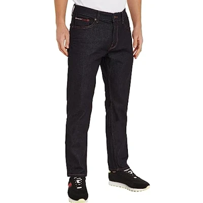 Abbildung von Tommy Jeans Herren Scanton Slim Stretch, Schwarz (Rinse), 28W / 34L