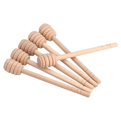 Abbildung von Honiglöffel Honigheber, 50 TLG 15CM Tragbare Mini Marmelade Honig Dipper Jar Honigspirale Honigstab Dispense Drizzle Honig, ohne Klebstoff