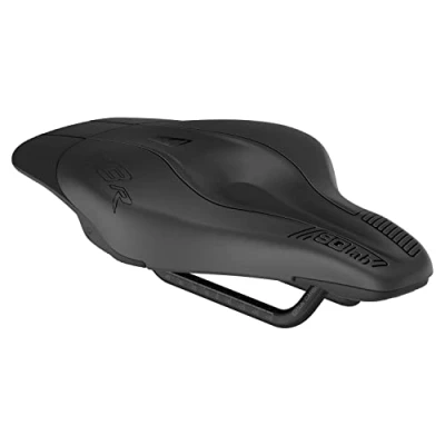 Abbildung von SQlab Unisex Erwachsene 613 Ergowave R Carbon Triathlon Fahrradsattel, Schwarz, 13 cm