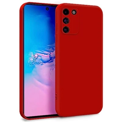 Abbildung von MyGadget Hülle für Samsung Galaxy S10 Lite Zweilagige Handyhülle mit Kameraschutz Cover Innenfutter &amp; Silikon außen Rot