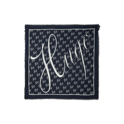 Abbildung von HUGO Alycia Tuch, Damen, Größe: One Size, Navy