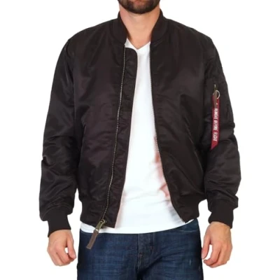Abbildung von Alpha Industries MA1 VF 59 Bomberjacke, Herren, Größe: Large, Hunter brown