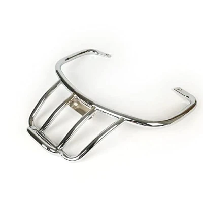 Abbildung von MOTO NOSTRA Gepäckträger hinten Chrom, mit Soziushaltegriff kompatibel für Vespa GT, GTL, GTV, GTS, GTS Super, HPE, GT60 125 300