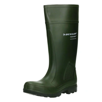 Abbildung von Dunlop Purofort Stiefel Professionell S5, Größe 37, Dunlop, Grün Geeignet für Schweine Geflügel Hühner Ziegen