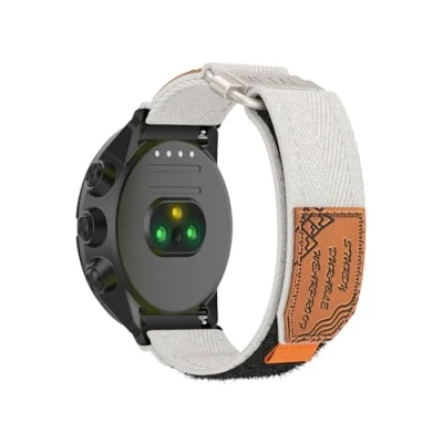 Abbildung von HYSDFFG Nylon Armband für Suunto 7/Spartan Sport/9 Titanium/9 Baro/9 Armband, Sport Klettverschluss Band Kompatibel mit (A)