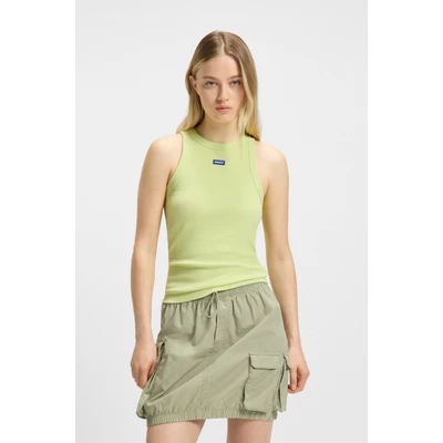 Abbildung von HUGO EASY TANK Top, Damen, Größe: XL, Bright green