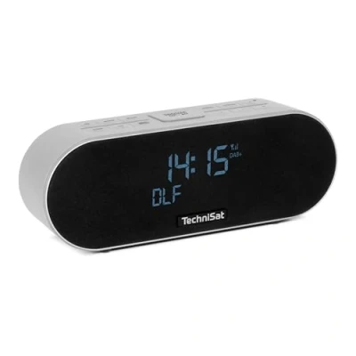 Abbildung von TechniSat DIGITRADIO 53 BT Premium Stereo Radiowecker mit USB Ladefunktion (DAB+, UKW, Uhr / Datumsanzeige, Doppelalarm, Sleeptimer, Snooze, Lichtsensor, Bluetooth Audiostreaming, 20 W) hellgrau