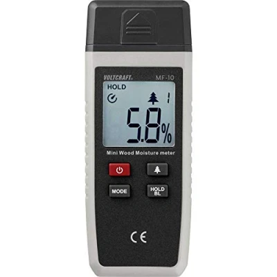 Abbildung von VOLTCRAFT MF 10 Materialfeuchtemessgerät Messbereich Holzfeuchtigkeit (Bereich) 2 bis 40%