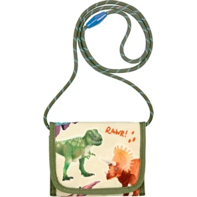 Abbildung von COPPENRATH DIE SPIEGELBURG Brustbeutel Dino Friends Kinder (Set, 1 tlg., 1), mit Klarsichtfach und abnehmbarer Kordel
