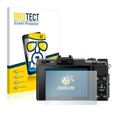 Abbildung von BROTECT Schutzglas für Olympus Stylus XZ 2 Schutzfolie Panzer Folie Glas [Extrem Kratzfest 9H, Anti Fingerprint, Ultra Transparent]