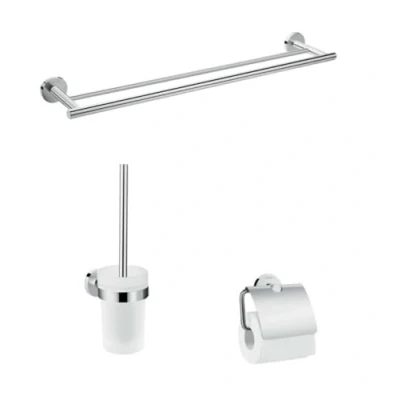 Abbildung von hansgrohe Badaccessoire Set, 3 teilig, chrom