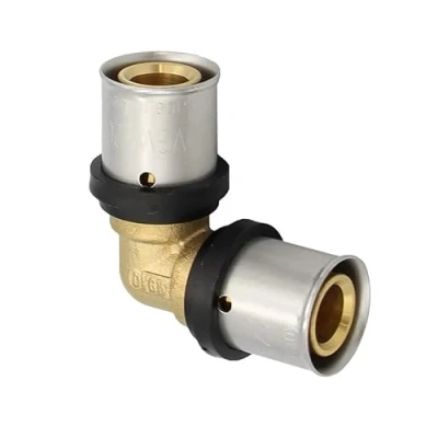 Abbildung von Pipetec Deutschland Pressfitting Winkel 20x2 mm 90 TH Kontur Alu