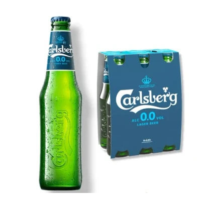 Abbildung von 6 x 0,4l Carlsberg Bier alkoholfrei 100% Geschmack und 0% Alkohol