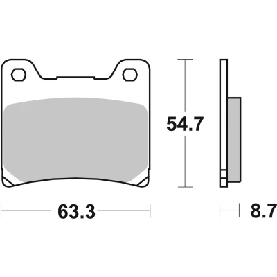 Abbildung von TRW Organic Allround MCB530 Bremsbelagsatz