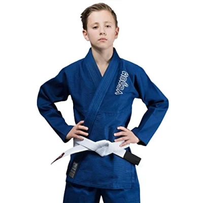 Abbildung von Venum, Contender Kinder BJJ Kampfanzug (Free Weiß belt included), Unisex Kinder, C2, Blau