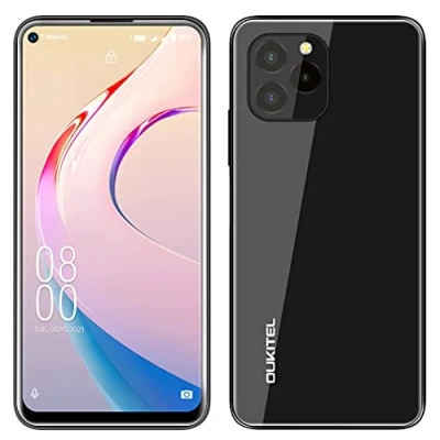 Abbildung von OUKITEL Smartphone ohne Vertrag C21 PRO, Vollglas Design,4GB+64GB,256GB Externe SD,21MP Dreifach Rückfahrkamera,Android 11 Dual SIM Handy, 6,39’’ HD+ Display, Fingerabdruck Face ID GPS WiFi Schwarz