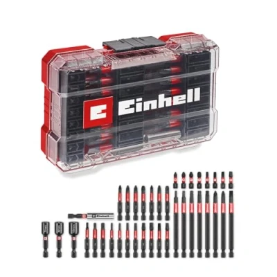Abbildung von EINHELL Bohrer und Bitset Impact Bit Set, 109250, M Case, 38 teilig