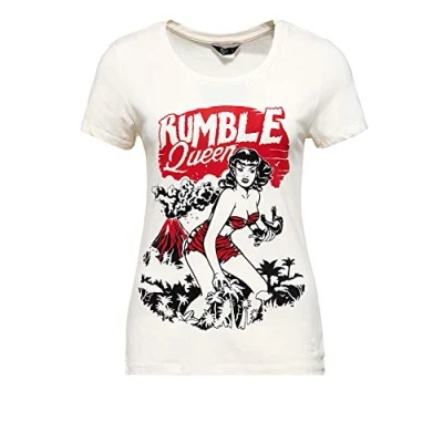 Abbildung von QueenKerosin T Shirt Rumble Queen im Vintage Look
