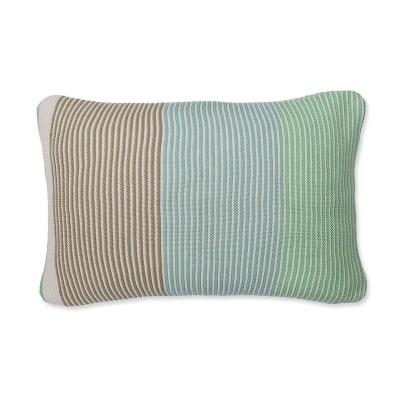 Abbildung von Blockstripe Cus Kissen light green 40x60cm (1 Stück)
