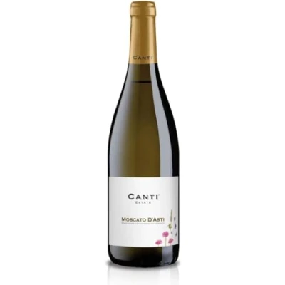 Abbildung von Canti Weißer D.O.C.G. Spritzwein, Moscato d&#039;Asti 5,5%, italienische Traubensorte aus Piemont, fruchtiger und süßer Geschmack, 1x750 ml