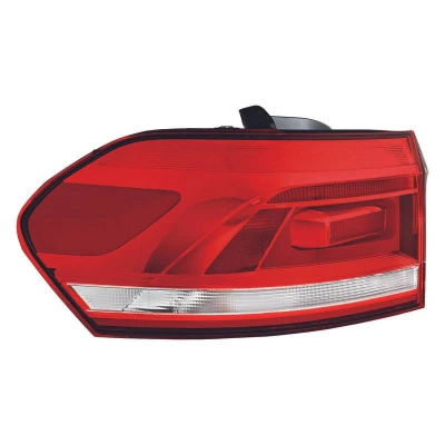 Abbildung von VALEO ORIGINAL PART 047045 Rückleuchte links äusserer Teil mit Glühlampen Lampenträger VOLKSWAGEN: Touran II