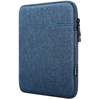Abbildung von TiMOVO 8 9 Zoll Tablet Tasche Hülle für All New iPad Mini 7 (A17 Pro, 2024), 6 (8.3 Zoll, 2021), 5/4/3/2/1, Tragbare Schutztasche mit Taschen Mini, Blau